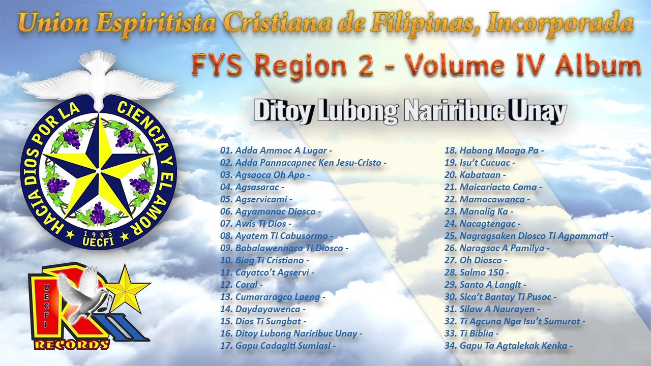 Ditoy Lubong Nariribuc Unay - UECFI FYS Region 2 - Volume 4 Album