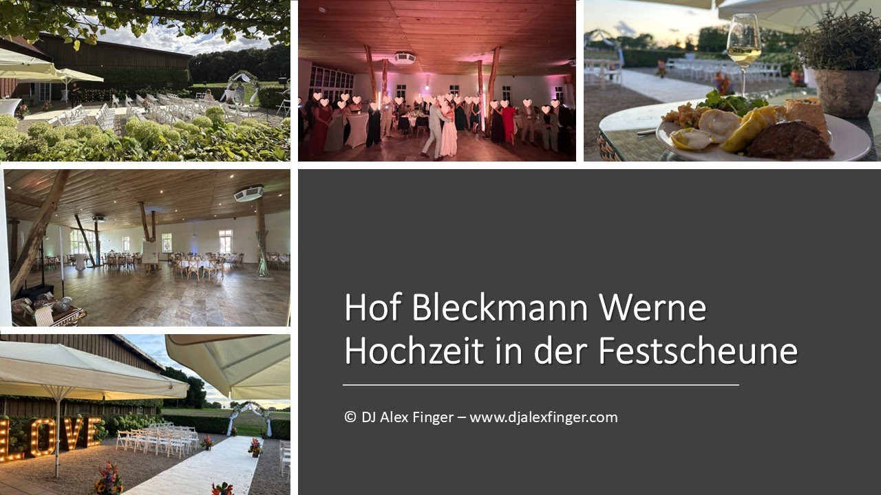 Hof Bleckmann Festscheune Rundgang 👰 &hearts;️🤵  Hochzeitslocation Werne (Hochzeit in NRW)