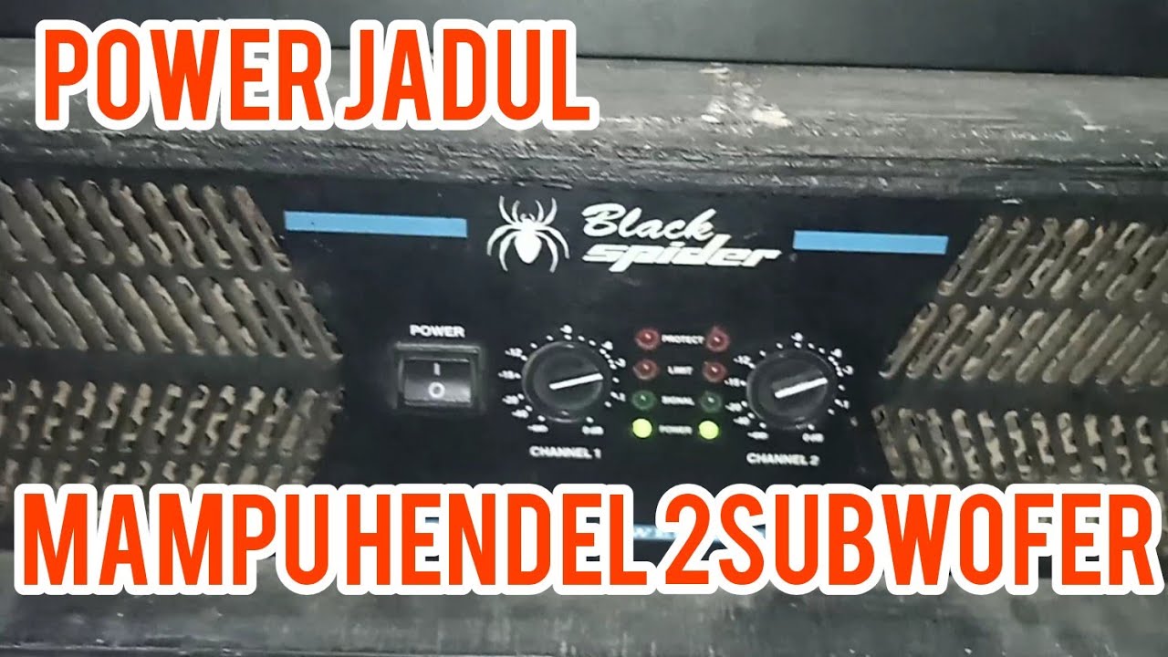 cek sound pakai power jadul