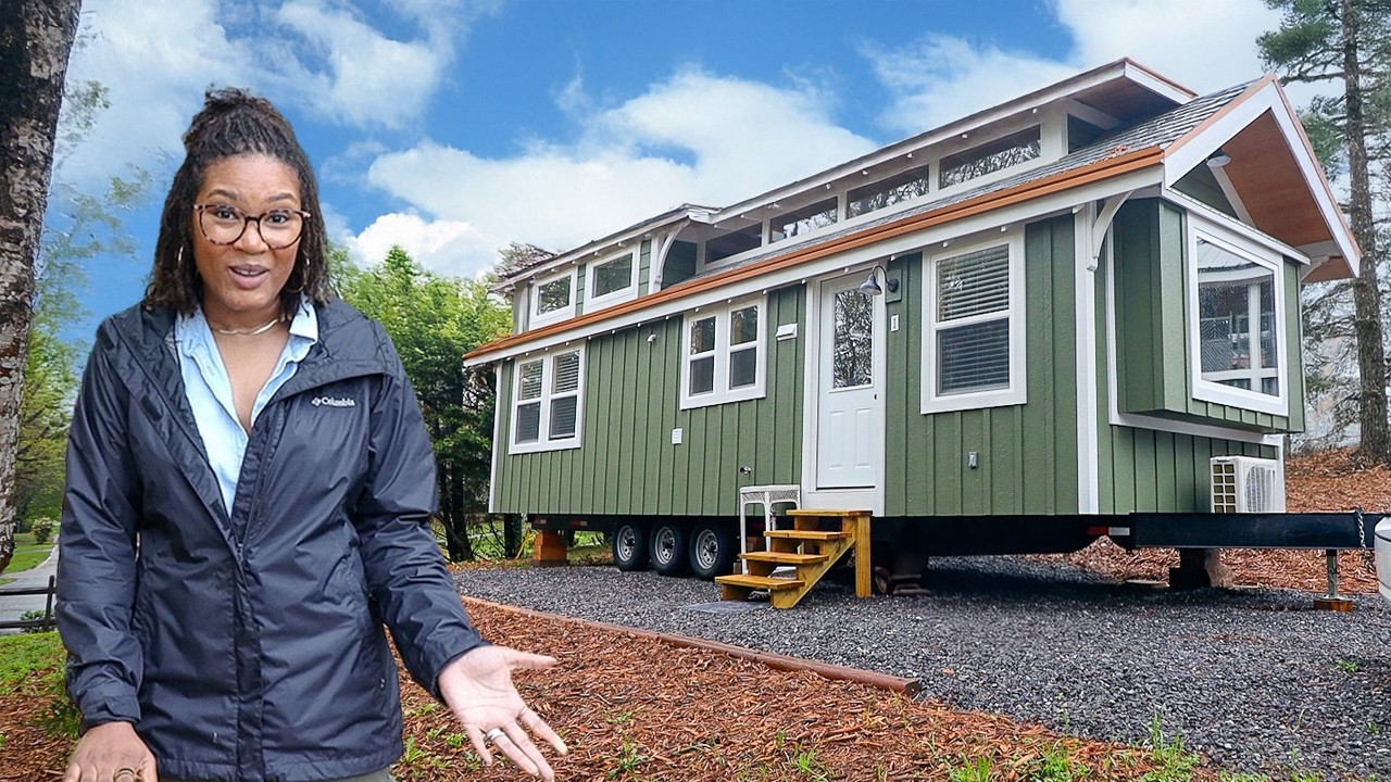 Her magical Tiny Home Village in the woods (North Carolina)