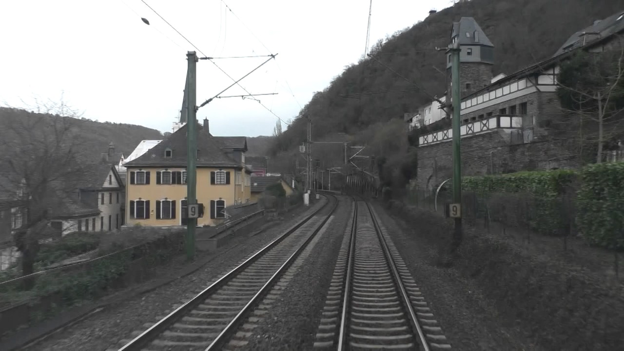 Führerstandsmitfahrt von Aachen West- Ludwigshafen-Oggersheim durchs Rheintal(Zeitraffer)