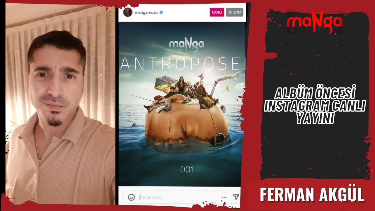 Ferman AKGÜL -  maNga Antroposen001 Albümü Öncesi Instagram CANLI YAYINI 13 Aralık 2021