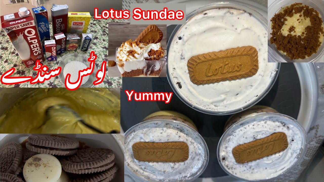 How to make Lotus Biscoff Dessert Sundae Cup | By Naila 