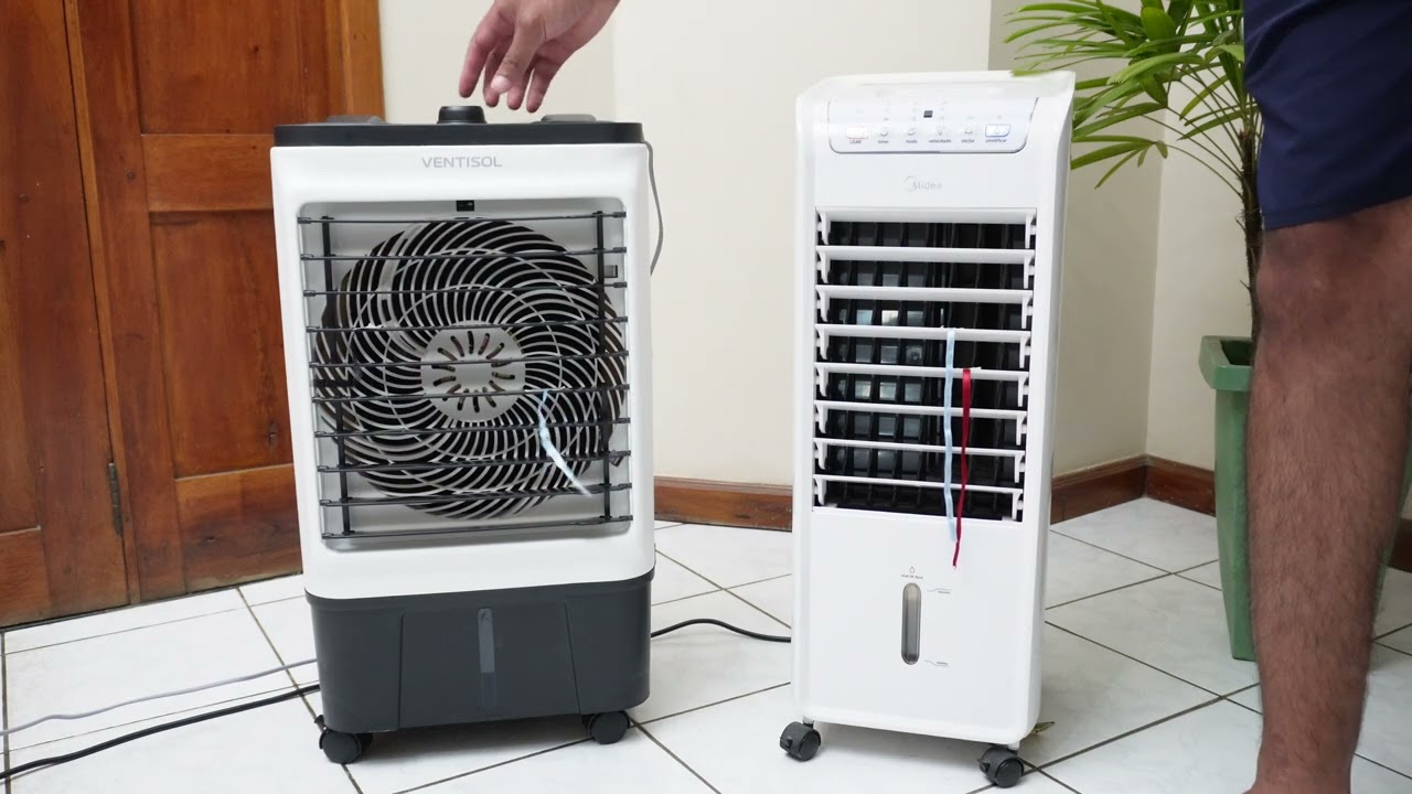 Ruídos dos climatizadores AKAF da Midea VS CLIN08L da Ventisol.