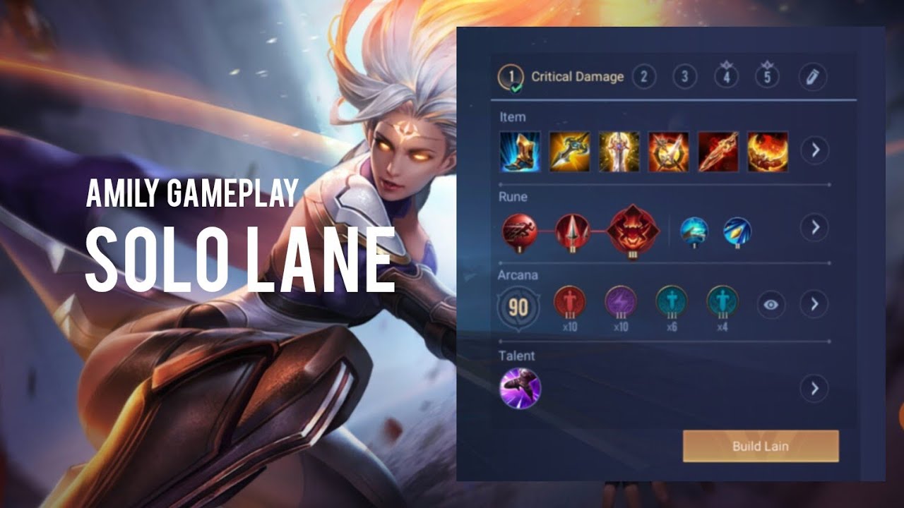 Amily Gameplay (AOV) - Solo Lane
