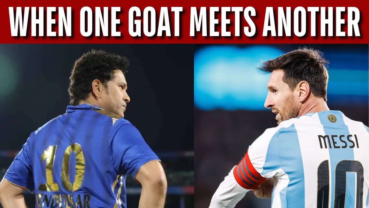 Two GOATs Meet In Wankhede Stadium: Sachin Tendulkar's Heartwarming Gesture For Messi | NDTV Profit