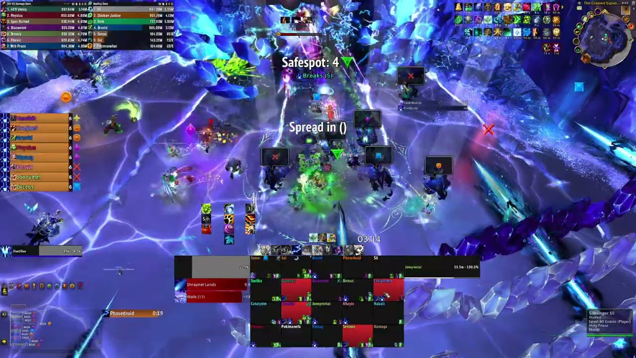 Nurfed vs Mythic Fractillus - Resto Druid POV