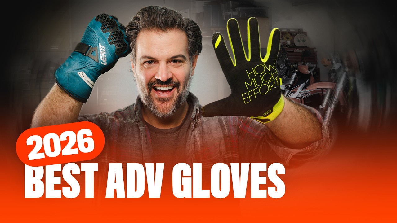Лучшие мотоциклетные перчатки для приключенческих поездок 2026 года