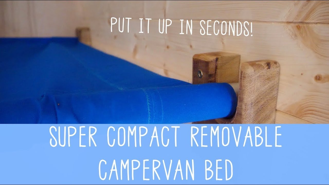 MOST COMPACT CAMPER VAN BED EVER!? Space Saver vanlife living!