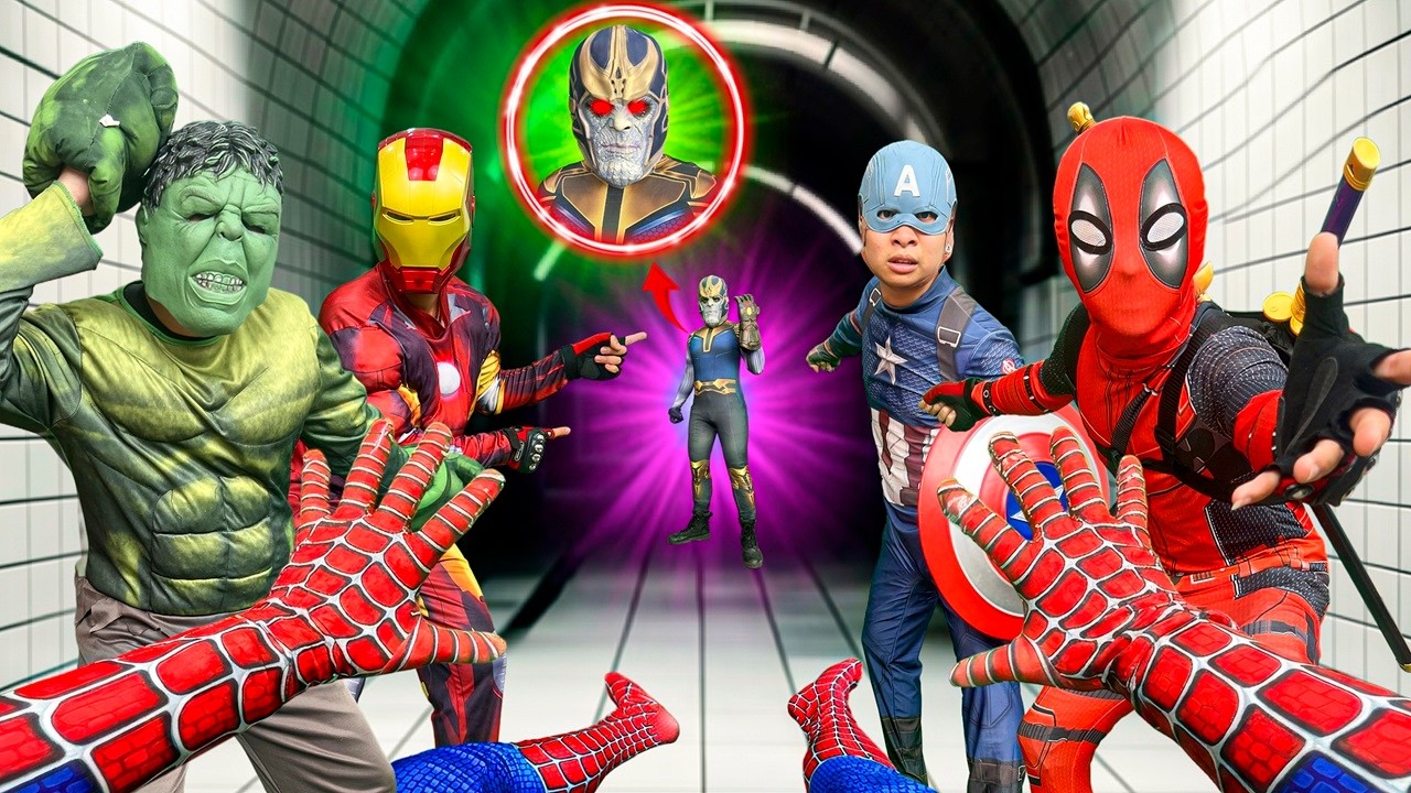 Si&ecirc;u Nh&acirc;n Nhện V&agrave; Deadpool Chạy Trốn Khỏi Nh&agrave; Giam Của Thanos || Tổng Hợp Video H&agrave;nh Động