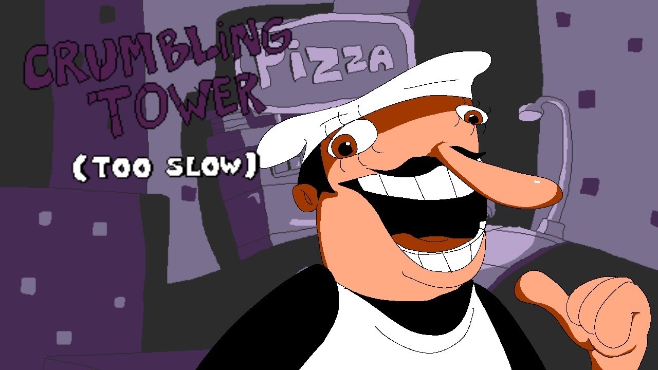 FNF---CRUMBLING TOWER (TOO SLOW PIZZA TOWER MIX) FT@jorryjorrisdontmistakemeforoth  +FLP