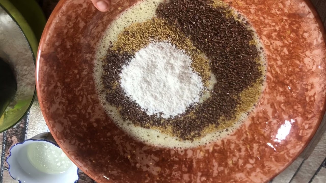 بشكوطو صحي بدون سكر بزريعة الكتان والجلجلان للريجيم ومرضى السكري