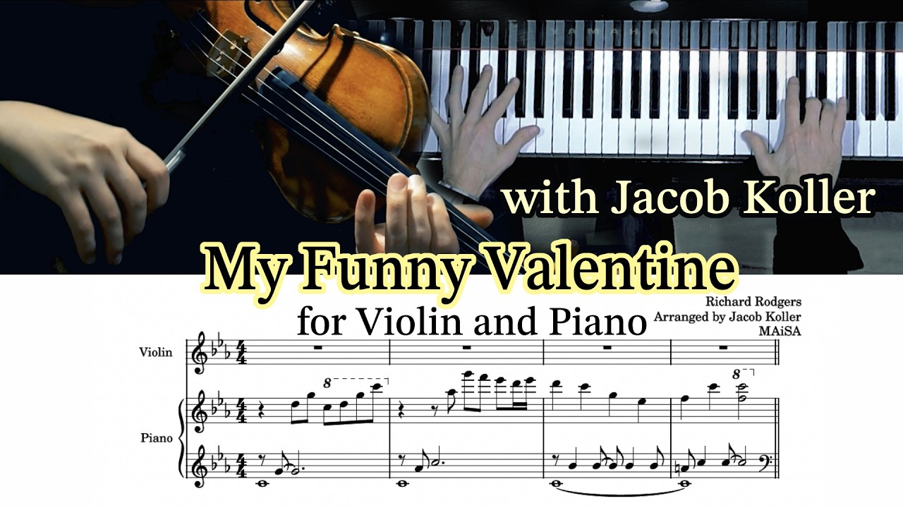 My Funny Valentine – Violin & Jazz Piano Duo | Emotional Jazz Cover with Jacob Koller