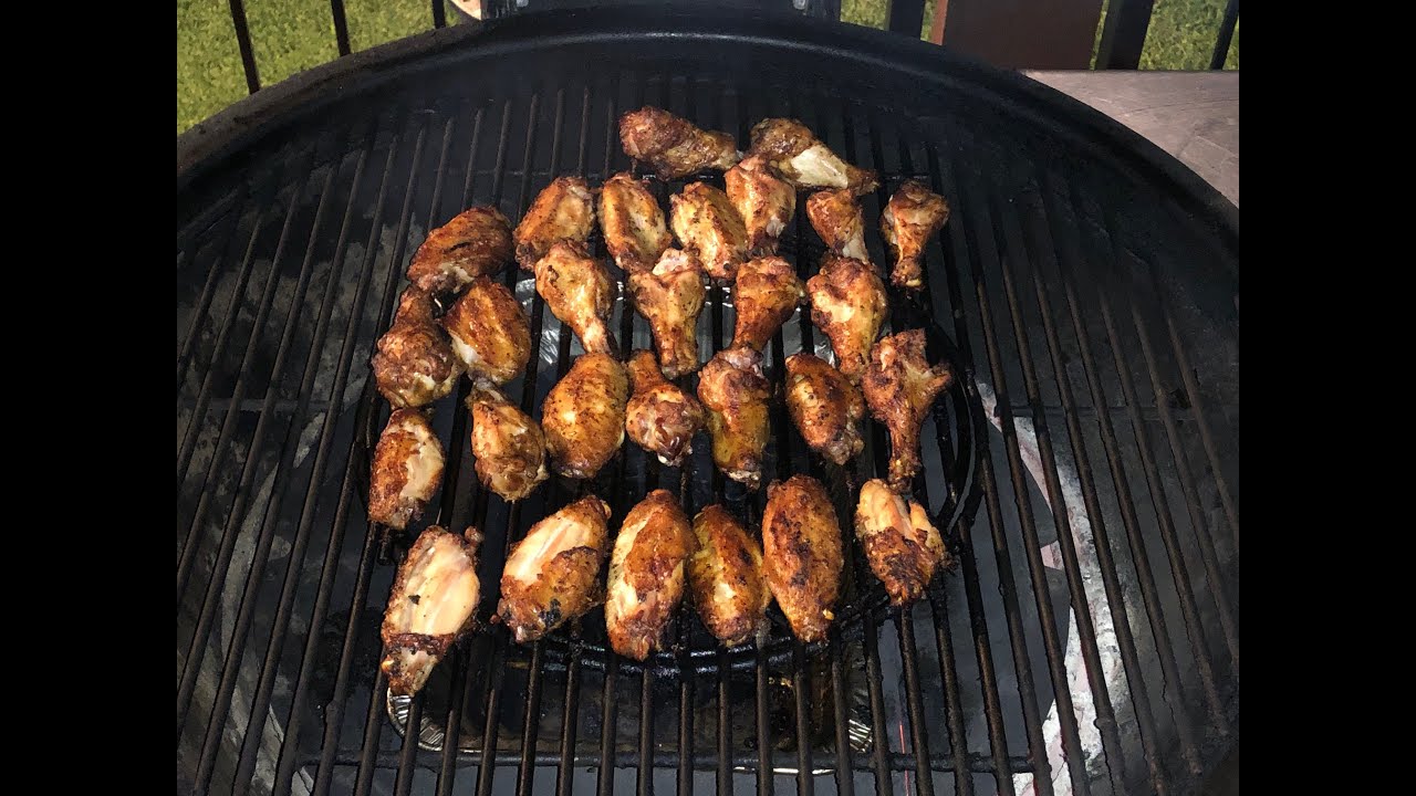 Crispy Smoked Lemon Pepper Wings (4th of July Cook)