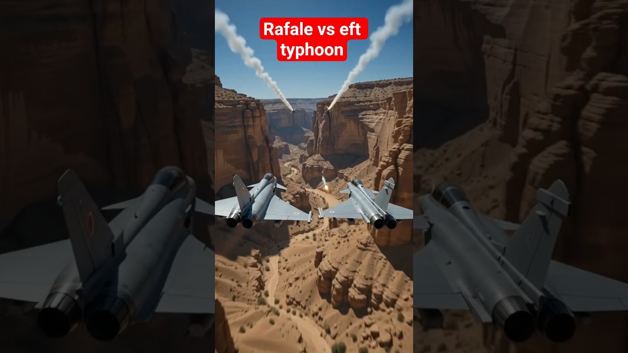 SAM LOCKED ON! Rafale & Eurofighter Typhoon's INSANE Last-Second Escape! 😱🔥 #Shorts