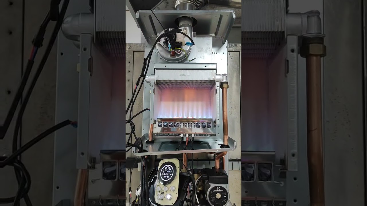 Gas Combi Boiler Burner Test
