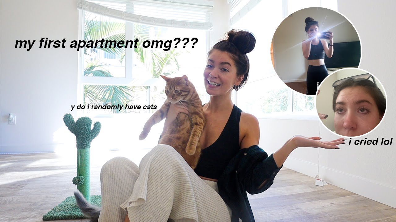 EMPTY APARTMENT TOUR + moving out of my house after my breakup…