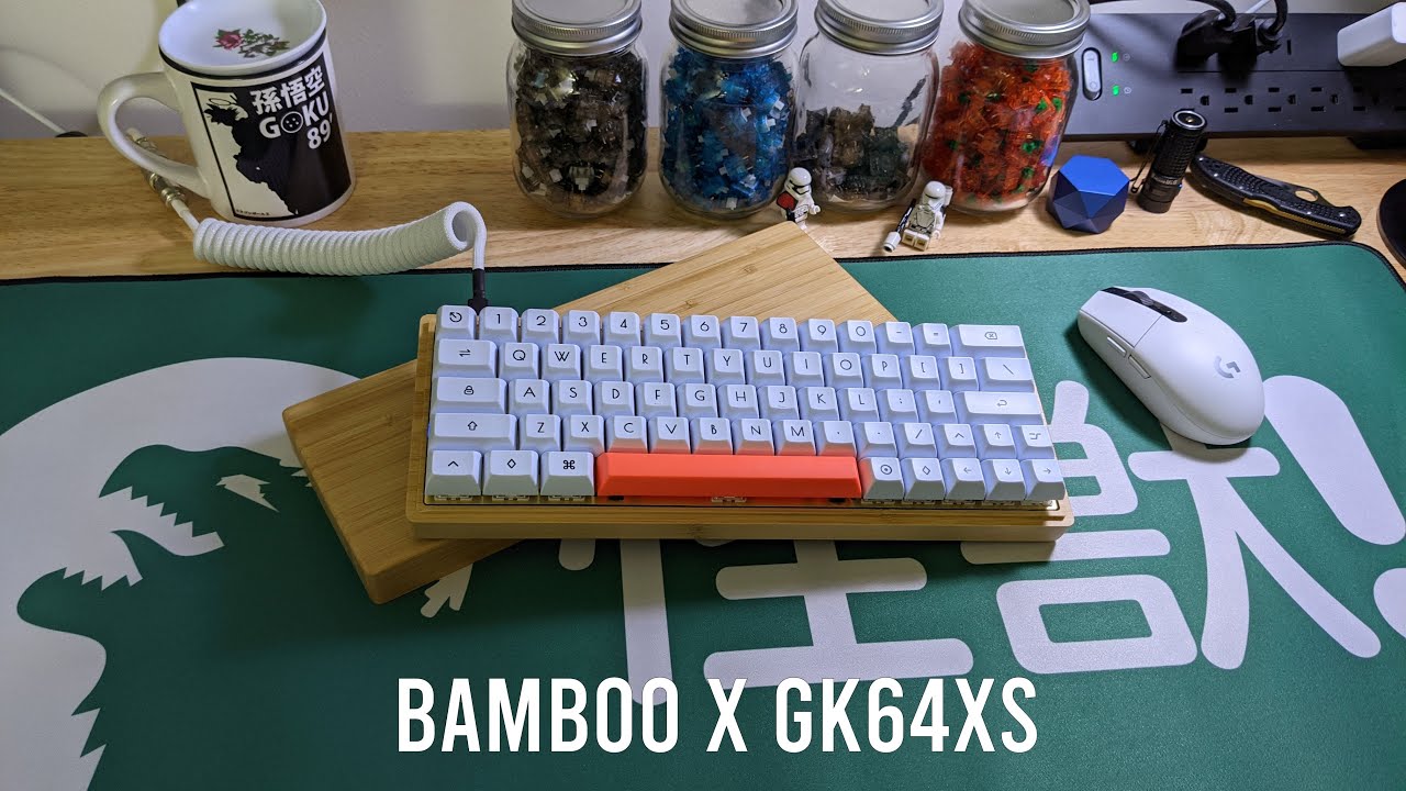 Bamboo x GK64xs Full Build | Gateron Yellow