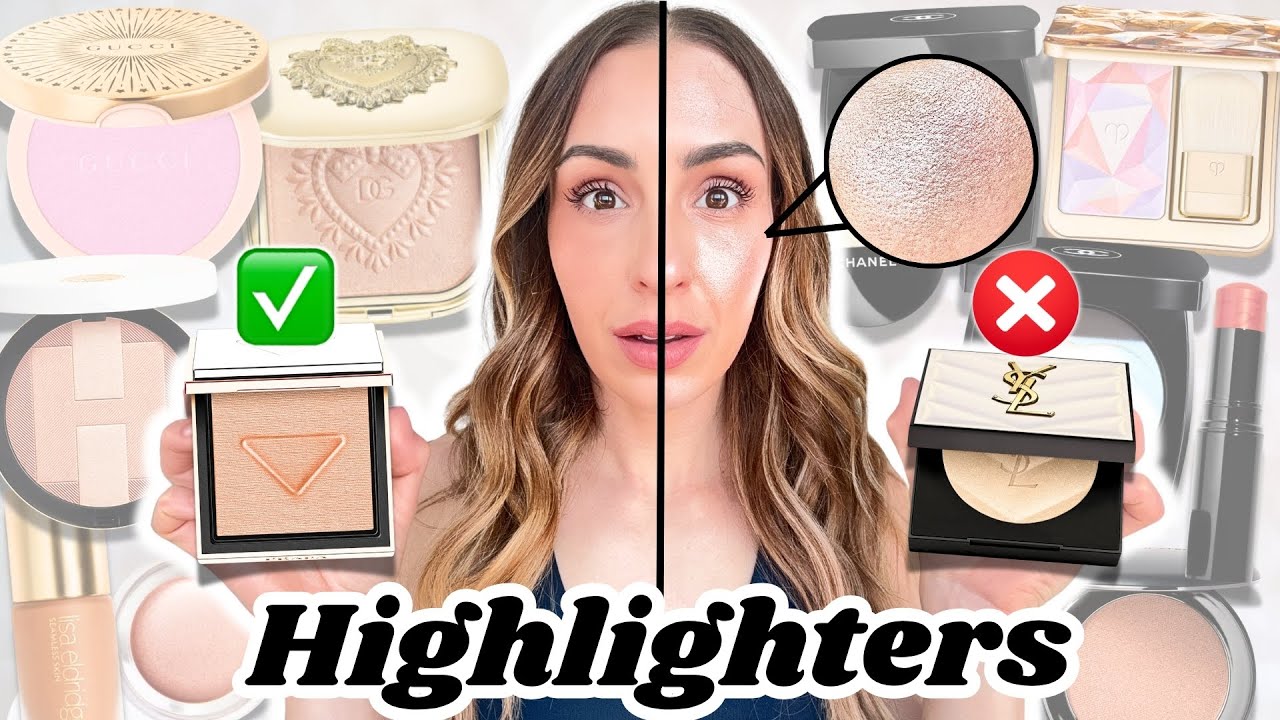 SMOOTHEST LUXURY HIGHLIGHTERS for a TEXTURE-FREE GLOW ✨ and which to AVOID...