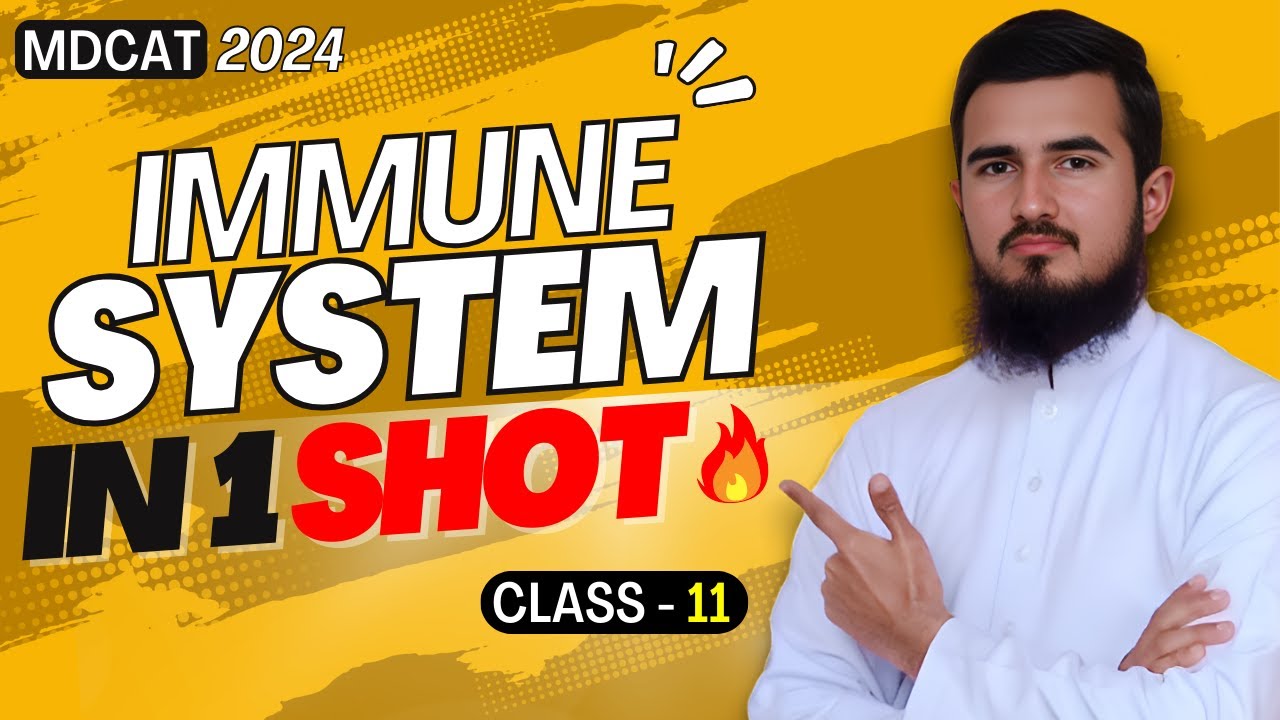 Immunity Full Chapter In One Shot Video! MDCAT Biology - Class 11| By Sir Samiullah