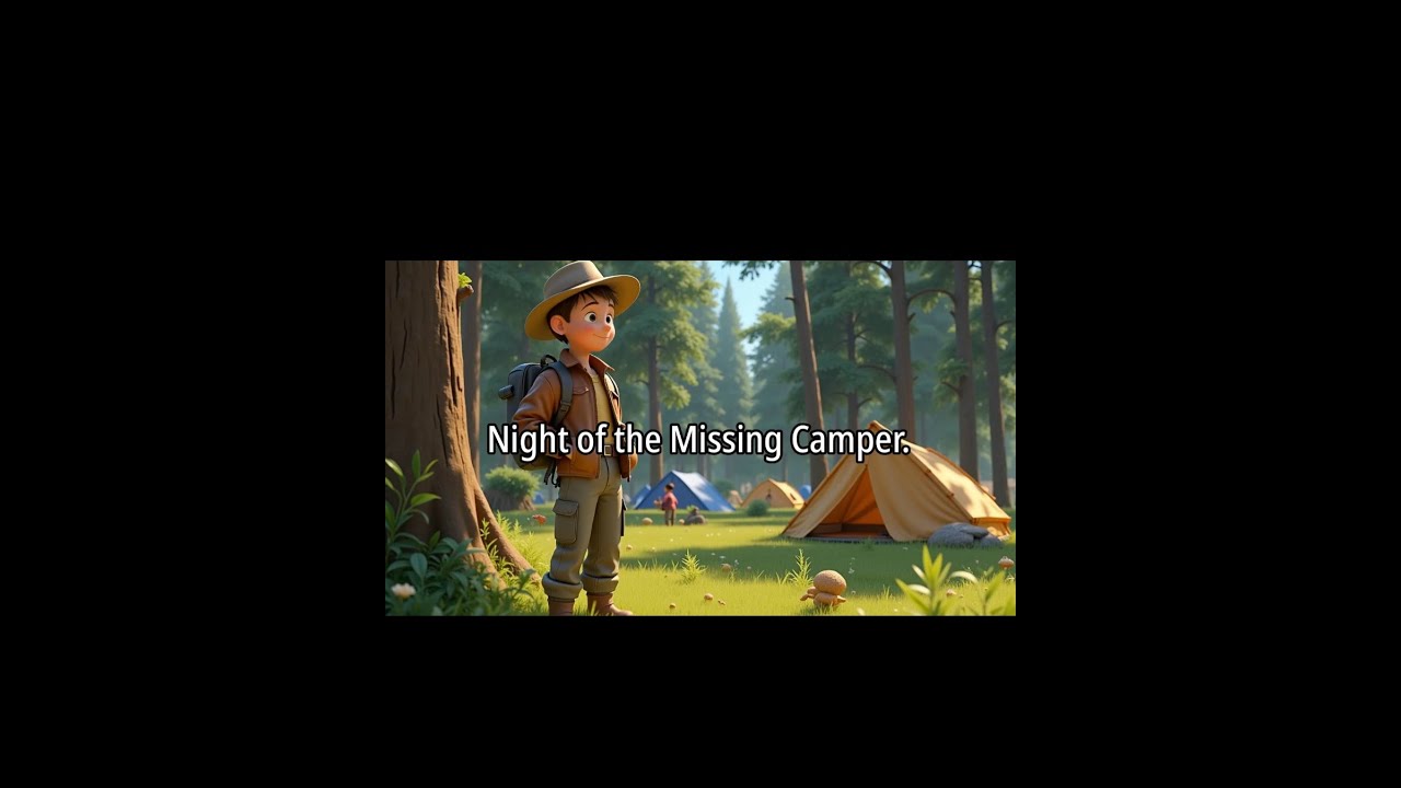 The night of the Missing camper🌌 #animation #bedtimestories #kidsstories