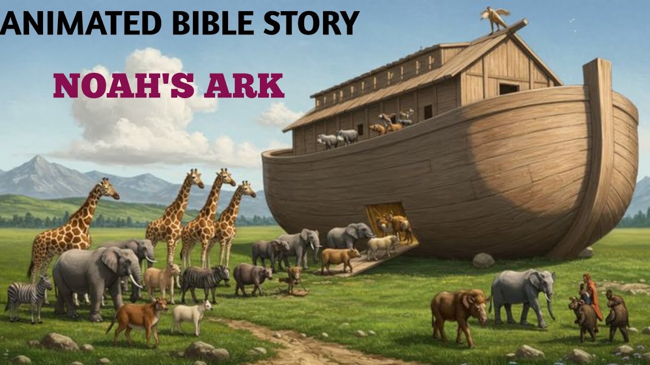 नूह का जहाज | Noah's Ark, Noah Ark Story Hindi Jesus Stories for Kids, ईश्वर का वादा #JesusChrist🍀💫🕊