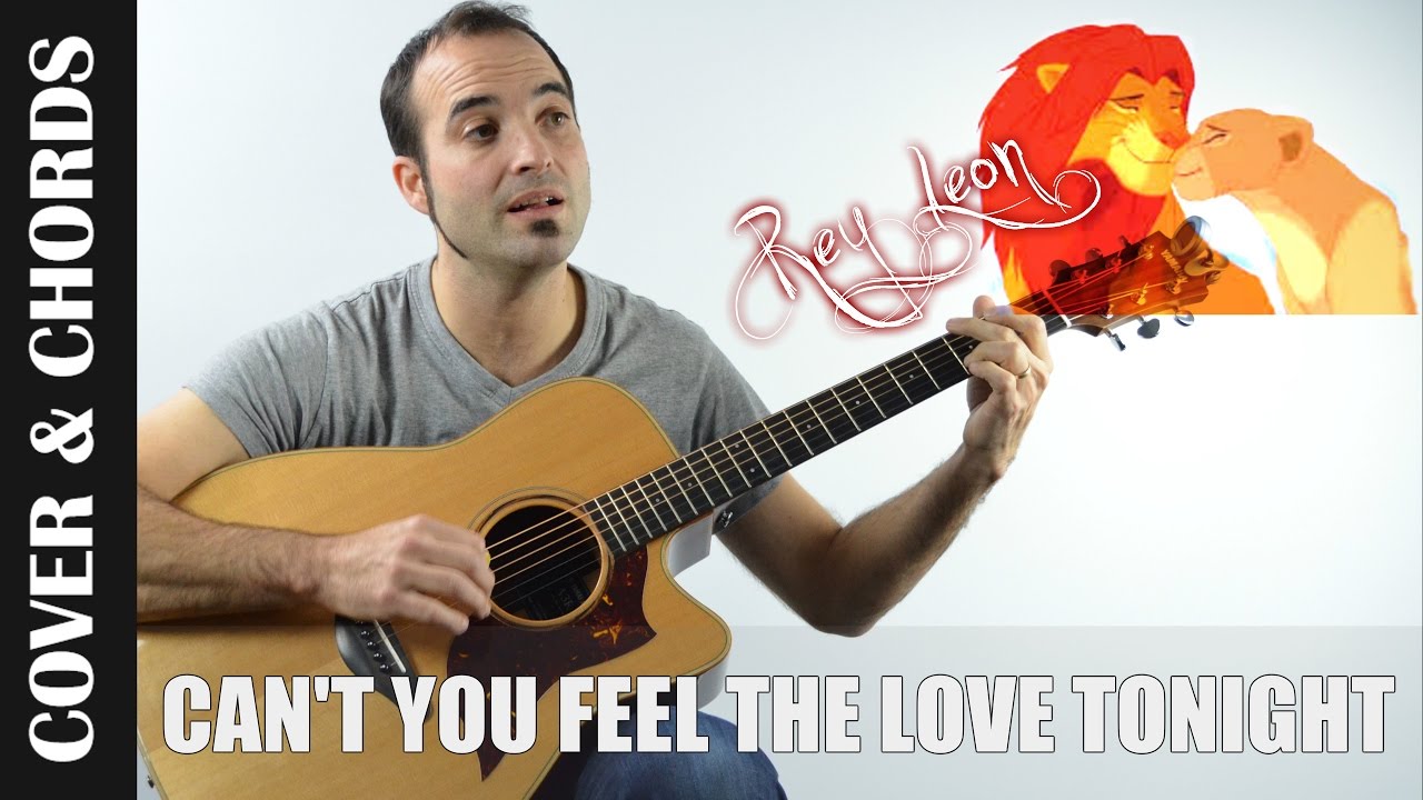 Can you feel the love tonight - B.S.O. Rey Leon Es la noche del amor COVER Letra y Acordes