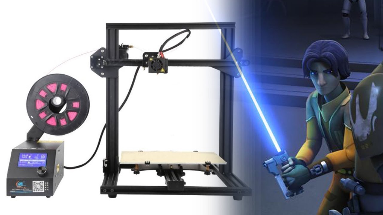 Creality CR-10 Mini Review (Making Ezra Bridger's Lightsaber from Star Wars Rebels)