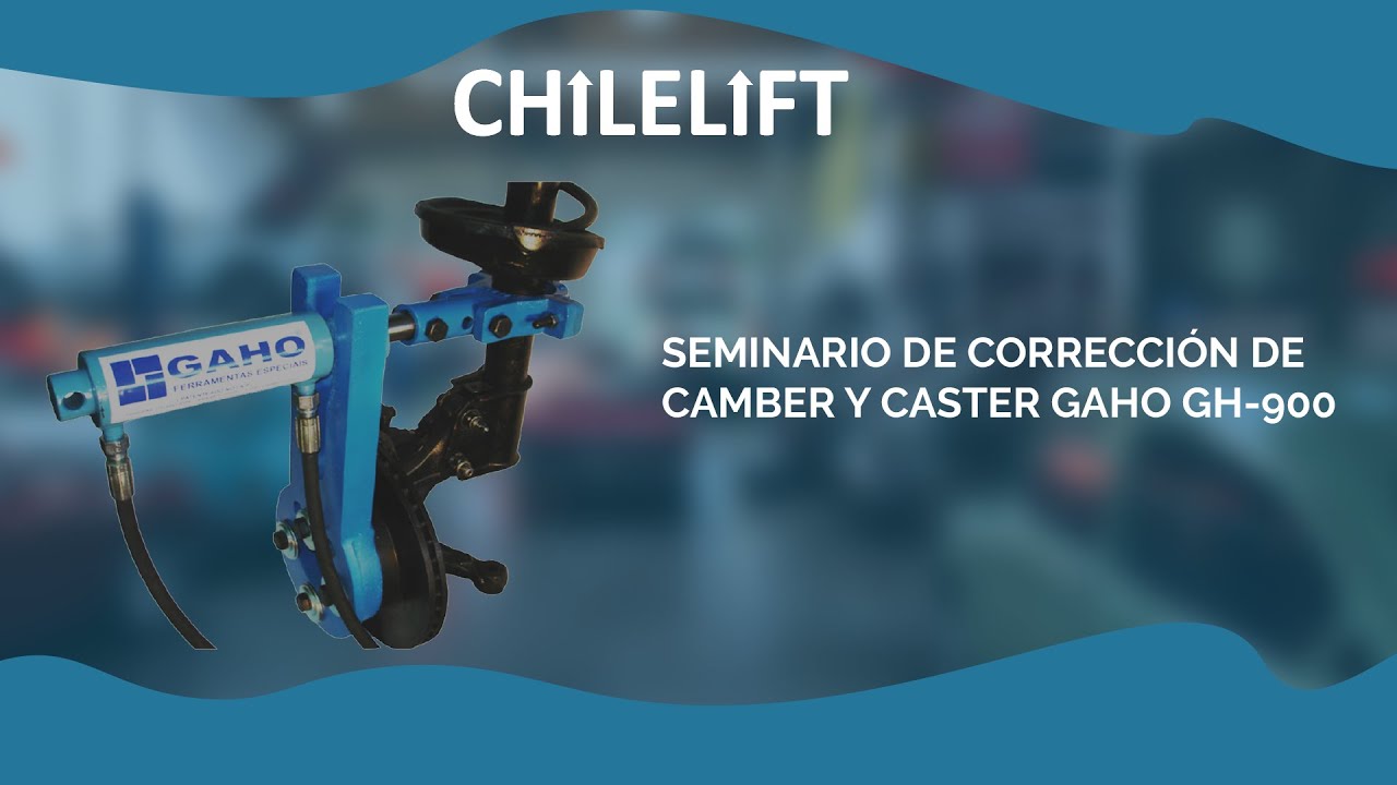 Seminario equipo para corrección de Camber y Caster GAHO GH-900