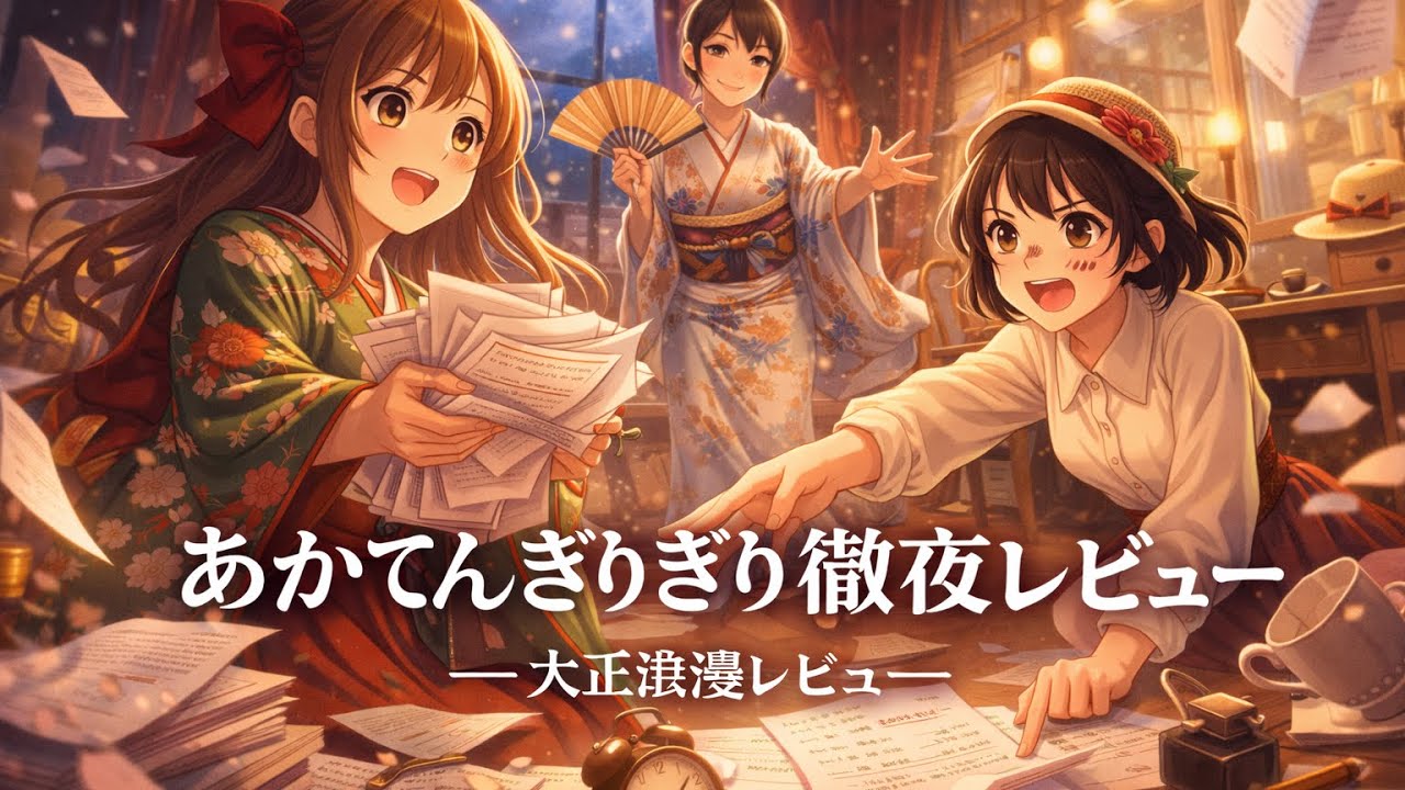 あかてんぎりぎり徹夜レビュー【AI華劇団 TAISHO ROMAN REVUE Sriese】