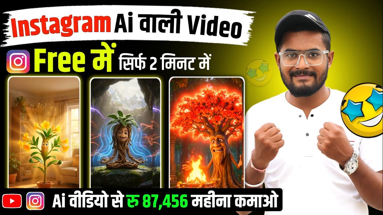 AI Tree Video Kaise Banaye Instagram Ke Liye | Viral AI Reels Kaise Banaye | Ai Video Kaise Banaye