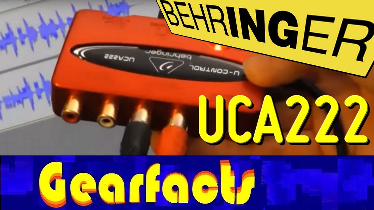 USB-интерфейс для записи Behringer UCA-222