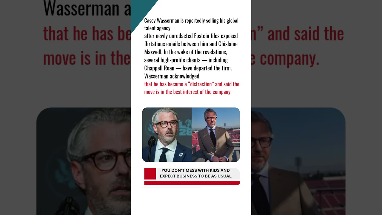 Casey Wasserman to Sell Agency Amid Epstein File Scandal