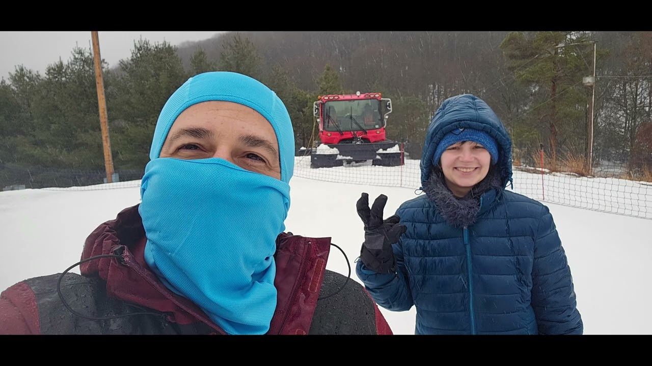 First time Snow tubing at Cammelback mountain Pa❤️