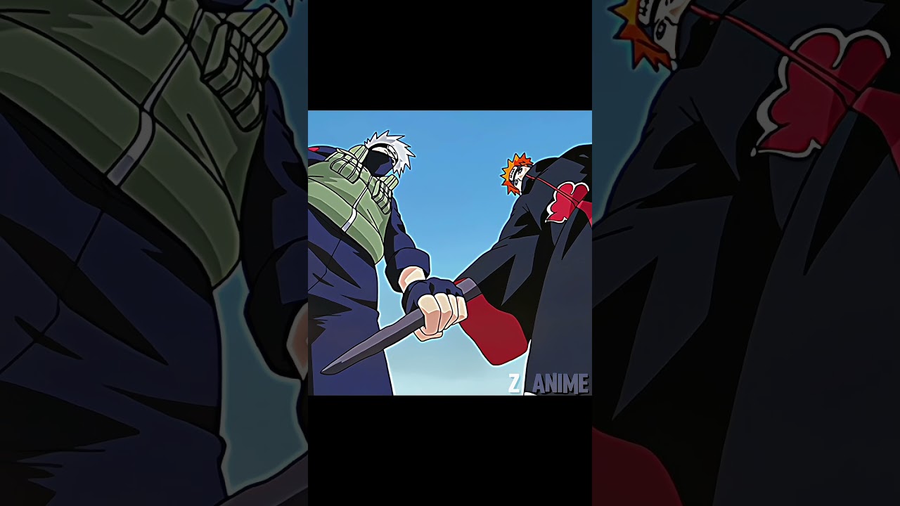 Pain Wasn&rsquo;t Ready For This Kakashi 🥶⚡#shorts #anime #naruto #zanime