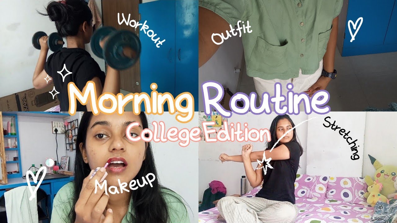 My Productive Morning Routine Before College | Realistic Student Life Vlog✨🎀