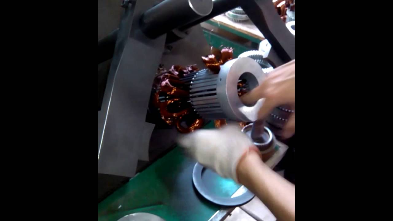 Simple type stator coil insertion machine