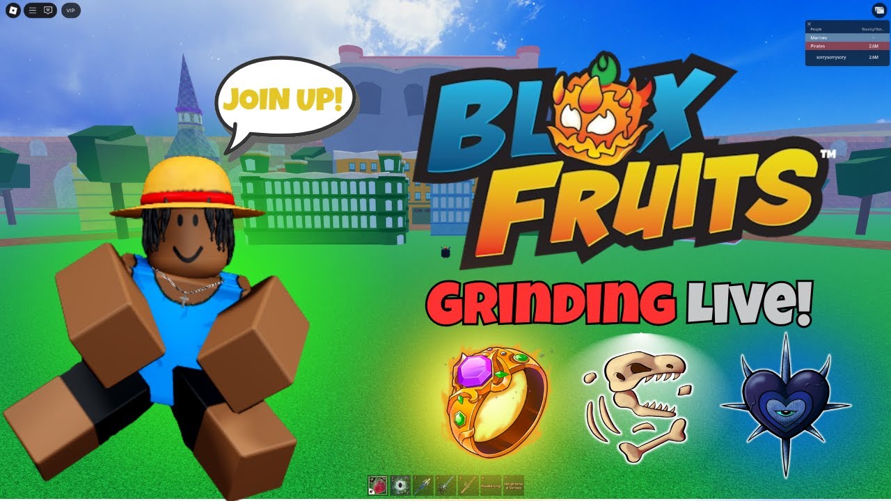 Blox Fruits Grinding Live (PREHISTORIC, LEVIATHAN, DUNGEONS)