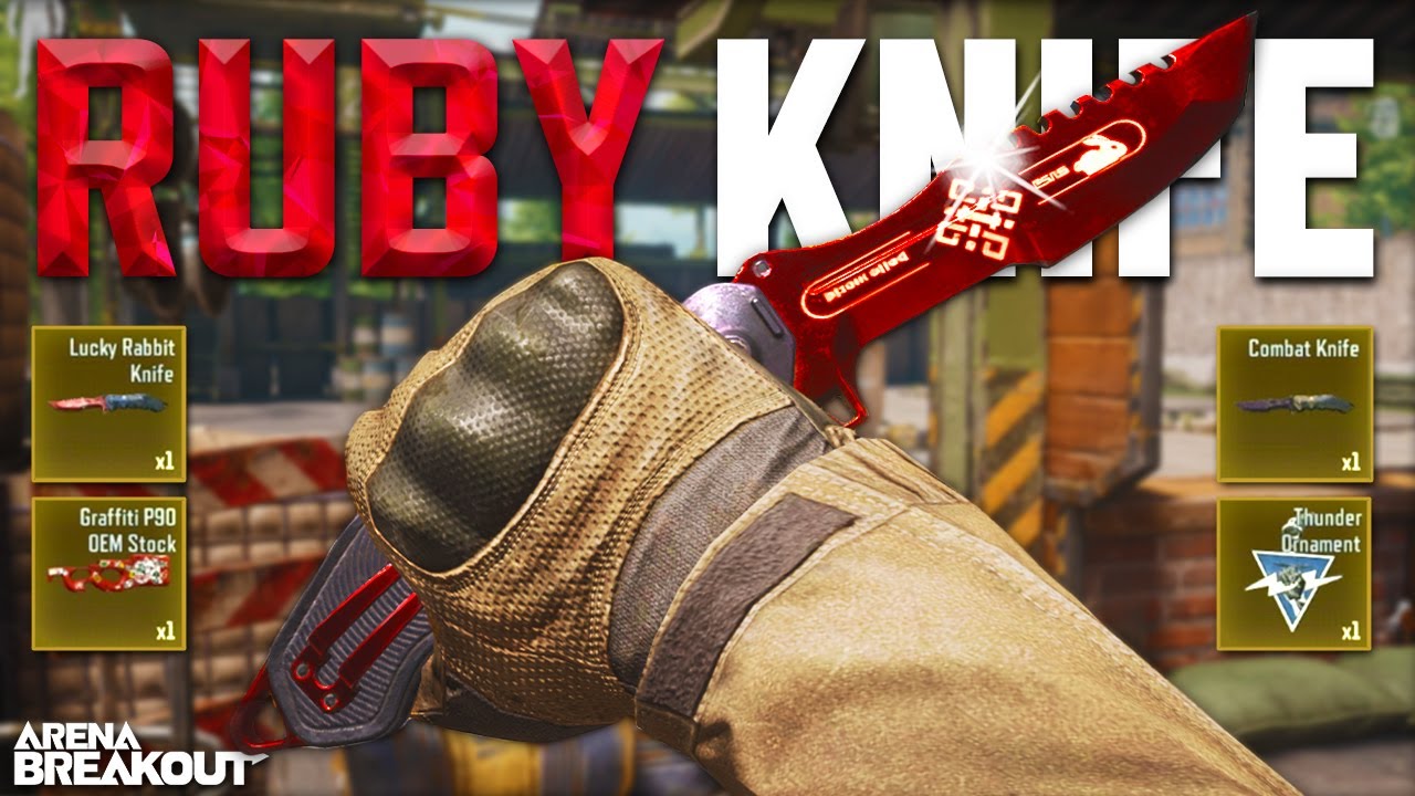 OPENING NEW RUBY KNIFE LUCKY DRAW! ARENA BREAKOUT
