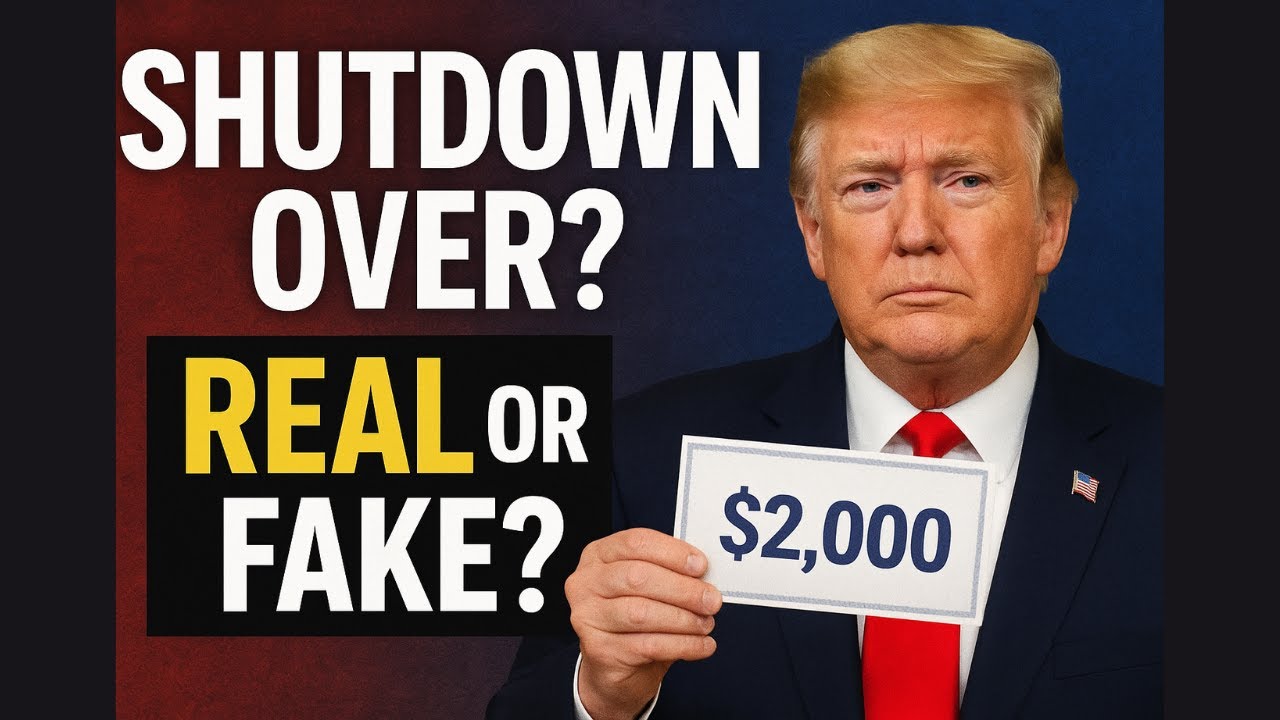 Shutdown Ends And Trump&rsquo;s $2,000 Promise - What's The Real Truth Behind This