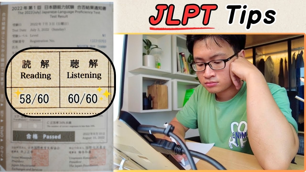 【Советы по JLPT】Как я использовал прошлые тесты, чтобы набрать 58/60 по чтению и 60/60 по аудиров...