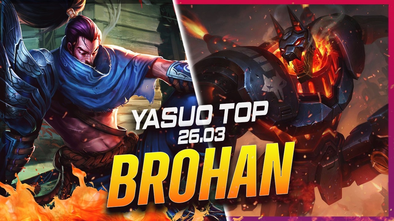 BROHAN - Ясуо против Насуса на верхней линии, патч 26.3 - Геймплей за Ясуо