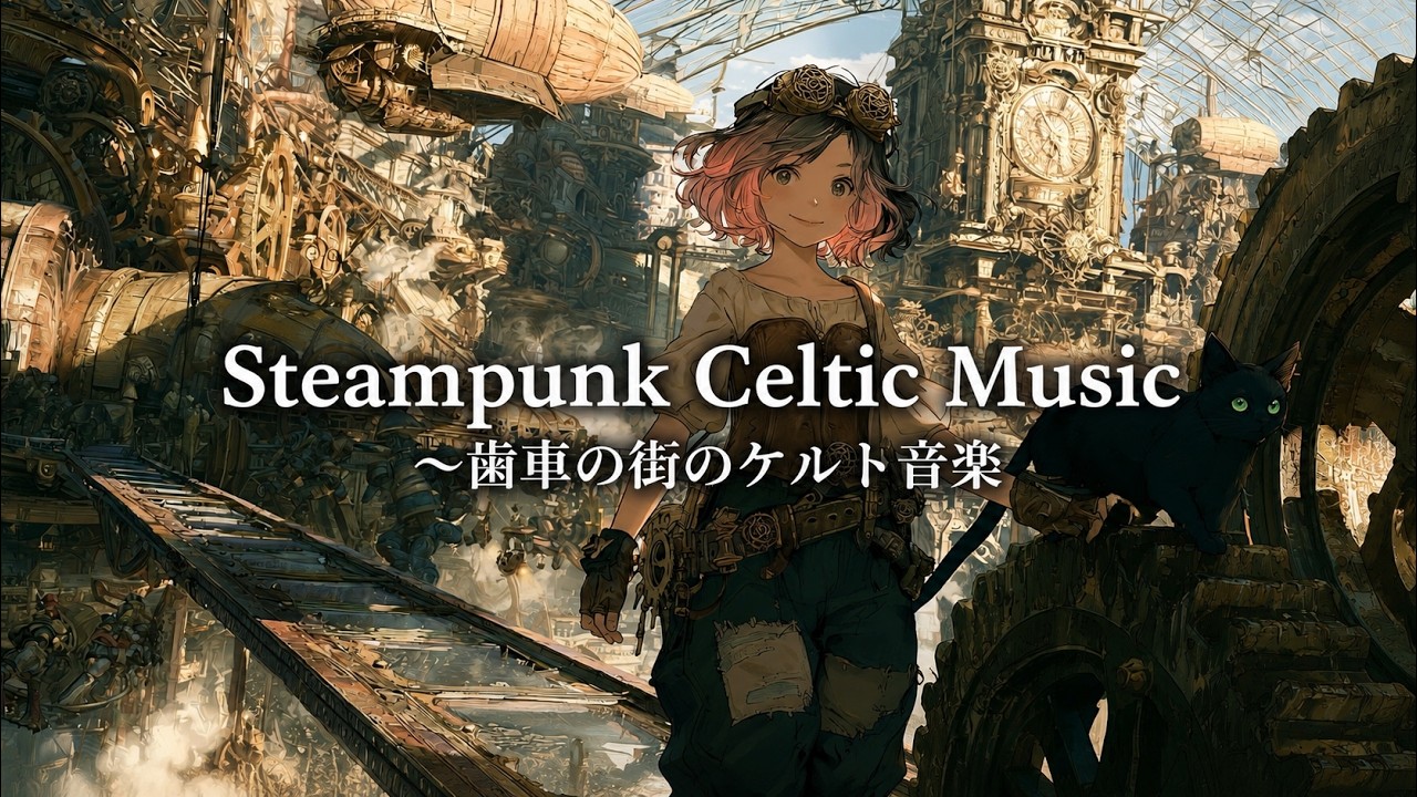 Steampunk Celtic Music ⚙️ The Clockwork City (Industrial Folk)　スチームパンク・ケルト音楽 ⚙️ 歯車の街