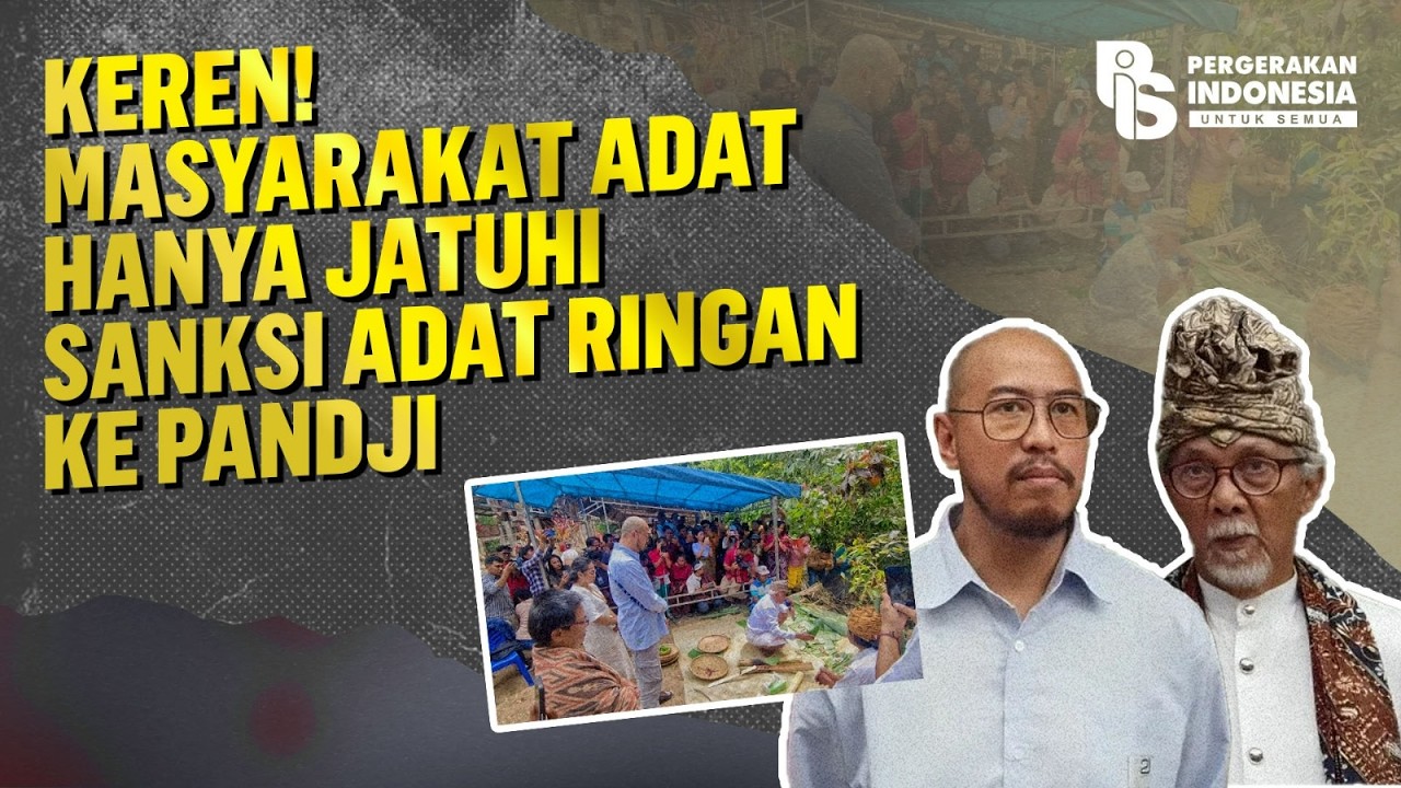 Keren! Masyarakat Adat Hanya Jatuhi Sanksi Adat Ringan ke Pandji