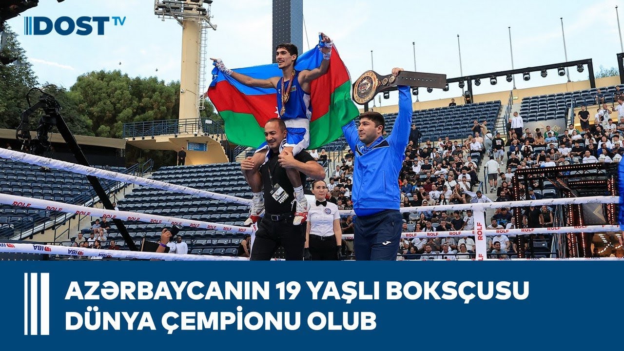 Azərbaycanın 19 yaşlı boks&ccedil;usu d&uuml;nya &ccedil;empionu olub