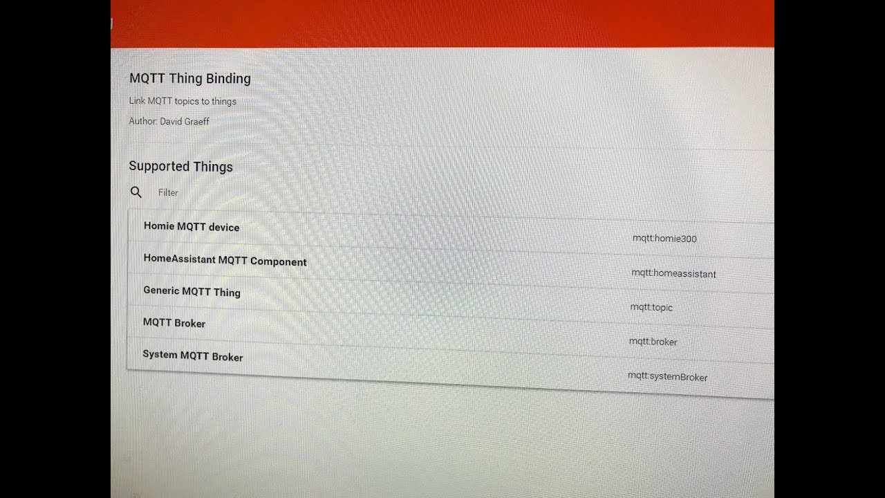 BK Hobby Live Stream #4 - openHAB Basics - MQTT v2 Binding Configuration