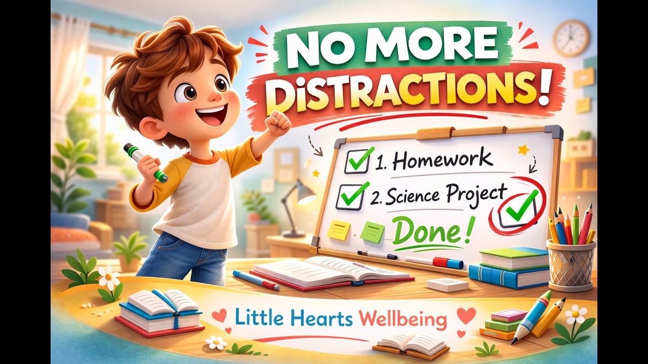 Дар сосредоточенности | Детская история о планировании и ловушках отвлечения внимания