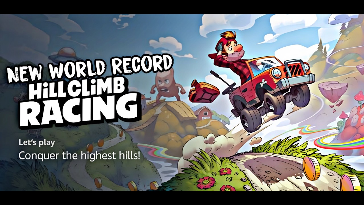 HILL CLIMB RACING GAME🎯 !! NEW WORLD RECORD LIVE 🔴 #shorts #live #hillclimbracing #shortsfeed