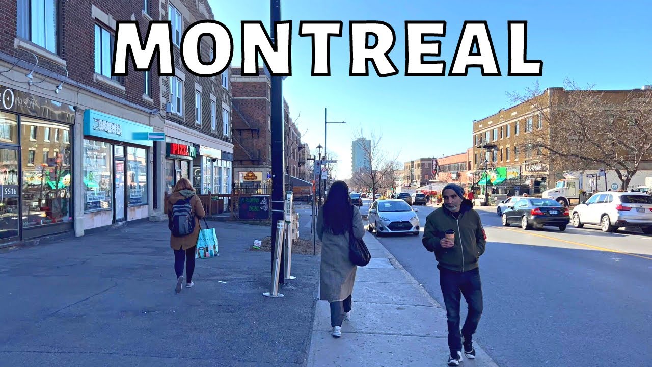 Montreal Walk : Notre-Dame-de-Grâce via Monkland Avenue & Sherbrooke Street in December 2022