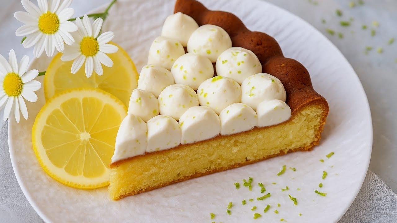 “Luxury Café-Style Zesty Lemon Cheesecake 🍋 | Creamy Dreamy Indulgence You Can Bake at Home!”